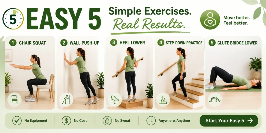 5 simple eccentric excercises.